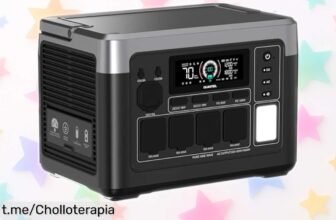 Generador solar portátil OUKITEL P1000 PLUS: ¡Ofertón de locura con 1800 W y batería que aguanta una eternidad! No te lo pierdas, es tu oportunidad para brillar.