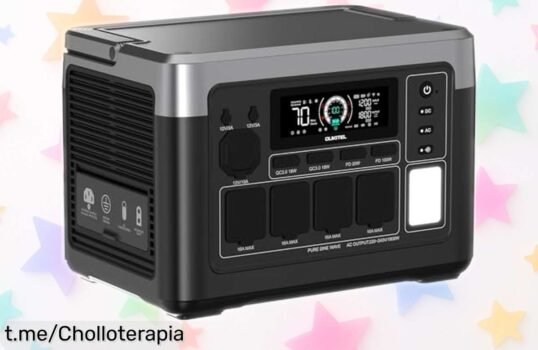 Generador solar portátil OUKITEL P1000 PLUS: ¡Ofertón de locura con 1800 W y batería que aguanta una eternidad! No te lo pierdas, es tu oportunidad para brillar.