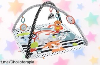 Gimnasio de actividades musicales 3 en 1 Fisher Price, ¡chollazo que estimulará todos los sentidos de tu bebé y llenará su día de risas! No te lo pierdas.