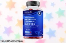 Gominolas veganas Nutravita de magnesio y vitamina C que te dan energía y cuidan tu piel, ¡ahora a un precio tirado! No dejes pasar esta oportunidad deliciosa para sentirte mejor.