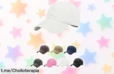 Gorra vaquera unisex Aomig con ajuste perfecto y diadema absorbente: ¡no dejes escapar este chollo para lucir fresco y a la moda mientras entrenas o paseas!