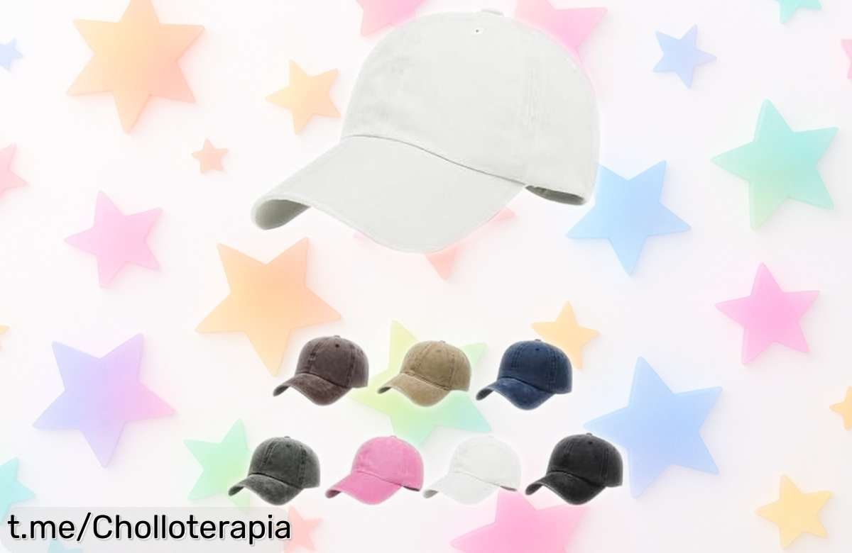 Gorra vaquera unisex Aomig con ajuste perfecto y diadema absorbente: ¡no dejes escapar este chollo para lucir fresco y a la moda mientras entrenas o paseas!