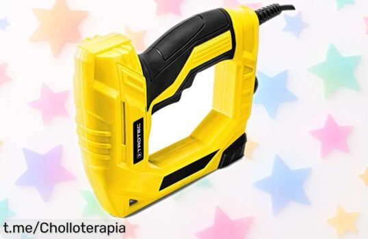 Grapadora eléctrica Trotec PTNS 11 con motor potente, ¡ahora a precio de risa! Usa el cupón y llévate este chollazo que sujeta tus ideas al instante. ¡No te lo pierdas!