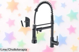 Grifo de cocina con rociador extraíble y boquilla 360° que hará brillar tu fregadero, ¡aprovéchate de esta oferta brutal antes de que desaparezca!