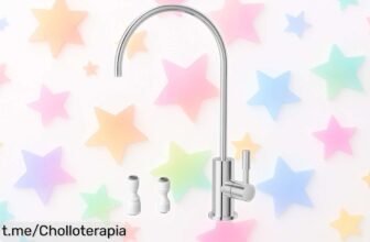 Grifo de ósmosis inversa Poveta, elegante y funcional, ahora a un precio increíble; ¡instálalo en 5 minutos y disfruta de agua pura siempre que quieras!