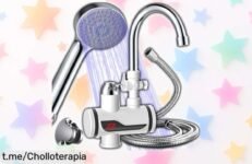 Grifo eléctrico Retoo con calentador instantáneo y LCD a precio loco, agua caliente al instante para que tu cocina brille. ¡Corre, no dejes pasar este ofertón!