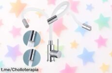 Grifo flexible de cocina y baño Fandipitous con manguera giratoria, ¡pagando menos por un ofertón que mejora tu hogar! No lo pienses más y hazlo tuyo hoy.