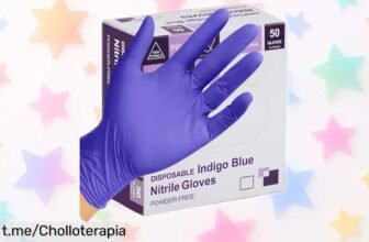 Guantes de nitrilo PEIPU: ¡lote de 50 unidades a un precio loco! Protege tus manos y aprovecha esta oferta que no dejarás pasar. ¡No te quedes sin ellos!