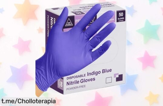 Guantes de nitrilo PEIPU: ¡lote de 50 unidades a un precio loco! Protege tus manos y aprovecha esta oferta que no dejarás pasar. ¡No te quedes sin ellos!