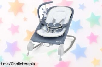 Hamacamecedora Ingenuity Happy Belly, un clásico rebajado que hará sonreír a tu bebé mientras se relaja y juega. ¡No dejes pasar este super chollo antes de que se agote!