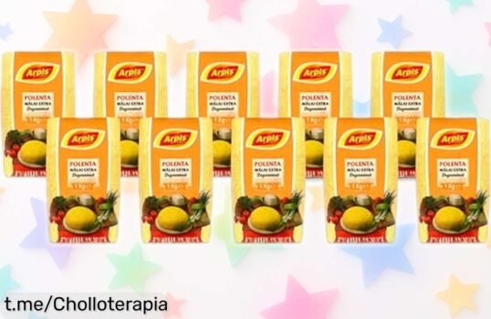 Harina de maíz Malai en pack de 10: ¡ofertón saludable para preparar polenta rapidísima y llena de antioxidantes! No te quedes sin esta maravilla, dale vida a tus recetas ya mismo.