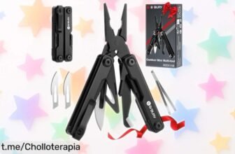 Herramienta multiusos BIBURY con 10 funciones para emergencias, ¡ahora a un precio de ganga que no podrás creer! Dale seguridad a tu día a día y llévala siempre contigo.