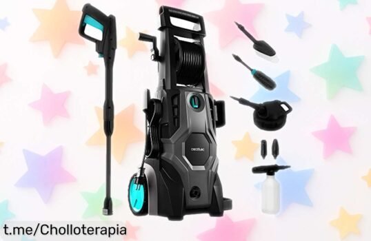 Hidrolimpiadora Cecotec HydroBoost 2400: ¡Limpia tu terraza, coche y jardín de forma rápida con una gran rebaja! No te quedes sin ella antes que vuelen.