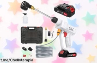 Hidrolimpiadora a batería 6 en 1 que dejará todo reluciente sin cables y se va volando por un precio nunca visto, ¡no dejes pasar esta oportunidad para brillar!