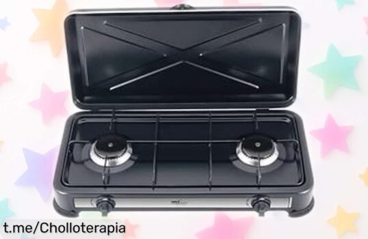 Hornillo de gas compacto Melchioni Minerva 2, cocinas rápido y seguro donde quieras con este super chollo ideal para tus aventuras al aire libre ¡Llévatelo antes que se agote!