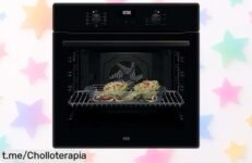 Horno multifunción AEG TU5AB20WSK con ventilador XXL y grill potente a precio loco, limpia sin esfuerzo y cocina al instante. ¡No dejes escapar este ofertón!