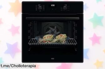 Horno multifunción AEG TU5AB20WSK con ventilador XXL y grill potente a precio loco, limpia sin esfuerzo y cocina al instante. ¡No dejes escapar este ofertón!