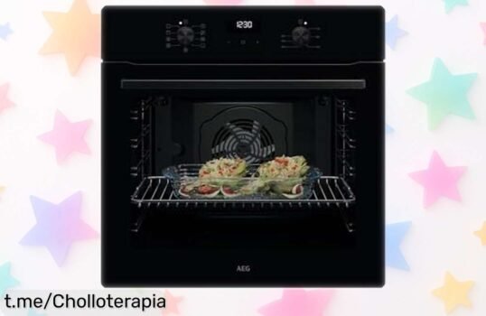 Horno multifunción AEG TU5AB20WSK con ventilador XXL y grill potente a precio loco, limpia sin esfuerzo y cocina al instante. ¡No dejes escapar este ofertón!