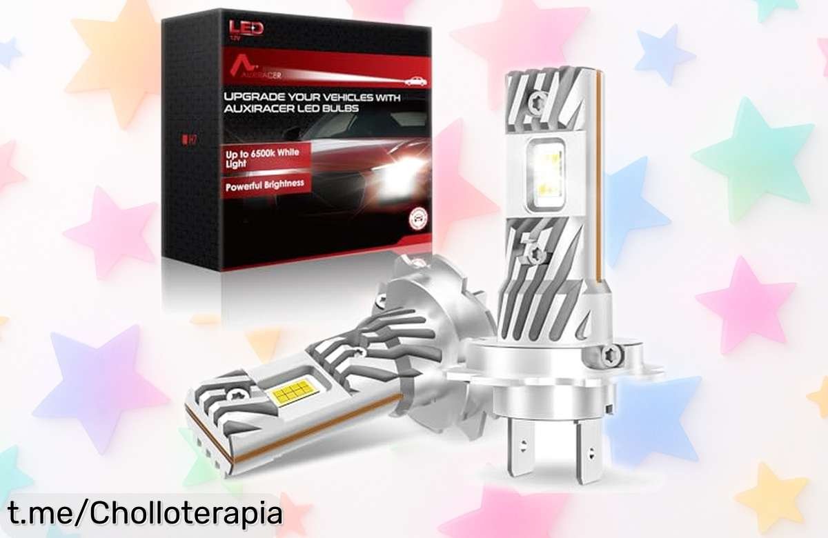 Ilumina tu camino con las bombillas LED AUXIRACER H7: mini tamaño, instalación en 2 segundos y ahora a un precio de escándalo que no podrás dejar escapar. ¡Cambia la noche hoy!