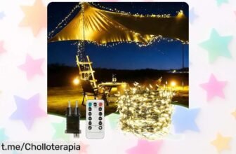 Ilumina tu hogar con la cadena de 400 LED Vankarr, un ofertón que no podrás ignorar y transformará tus espacios en algo mágico. ¡Hazlo ahora y sé parte de la luz!