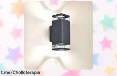 Ilumina tu hogar con la lámpara de pared exterior Brimmel, ¡ofertón resistente al agua que transforma tu fachada a un precio de escándalo! No te quedes sin ella.