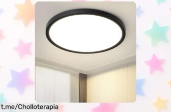 Ilumina tu hogar con la lámpara de techo LED plana Laittiin, un ofertón que te dejará alucinado por su luz suave sin bichos ni polvo. ¡No dejes pasar esta oportunidad!
