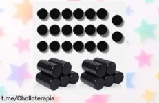 Imanes potentes QOJOPU: ¡super chollo de 80 piezas que sujetan tus recuerdos sin dejar huella! No te quedes sin ellos, tu espacio merece lo mejor.