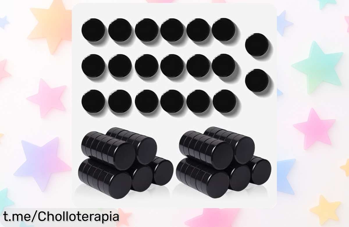 Imanes potentes QOJOPU: ¡super chollo de 80 piezas que sujetan tus recuerdos sin dejar huella! No te quedes sin ellos, tu espacio merece lo mejor.