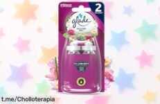 Impactante ambientador automático Glade Sense & Spray Relaxing Zen con 2 recambios que liberan aroma natural al instante, ¡aprovecha este chollo sin pilas ni enchufes y dale vida a tu hogar!