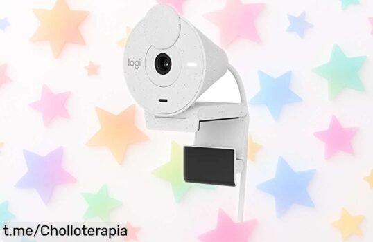 Impactante webcam Logitech Brio 300 con micro que quita ruido: ¡captura imágenes clarísimas y disfruta de tus videollamadas como nunca a precio rebajado, no te lo pierdas!