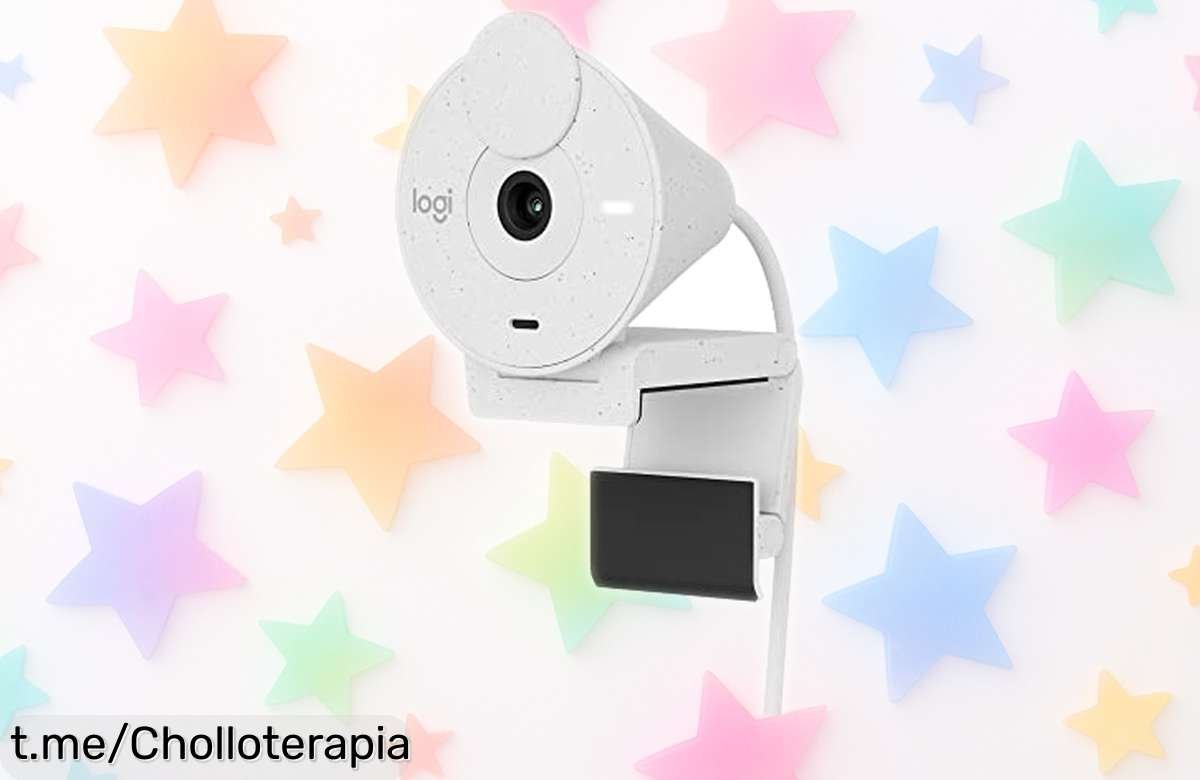 Impactante webcam Logitech Brio 300 con micro que quita ruido: ¡captura imágenes clarísimas y disfruta de tus videollamadas como nunca a precio rebajado, no te lo pierdas!