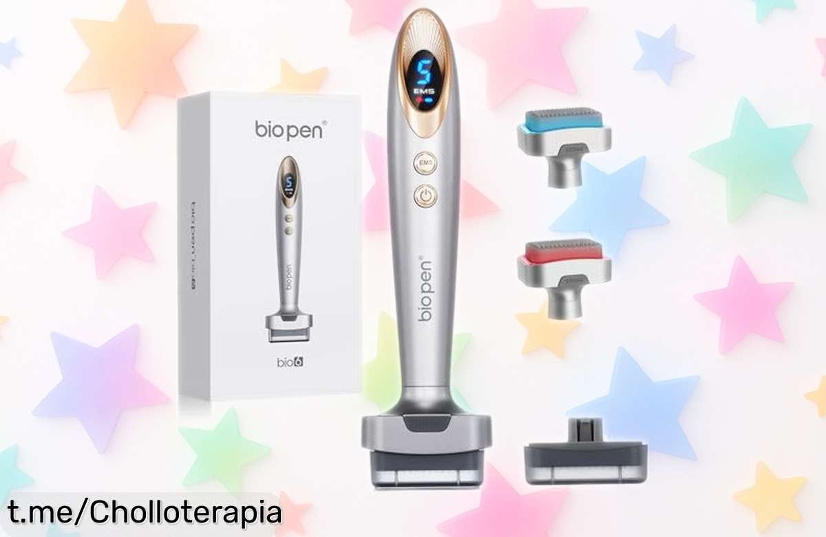 Impresionante Biopen Derma Stamp de 140 pins para una barba explosiva, ahora a precio loco con descuento brutal. ¡No te lo pierdas y dale un toque genial a tu piel ya!