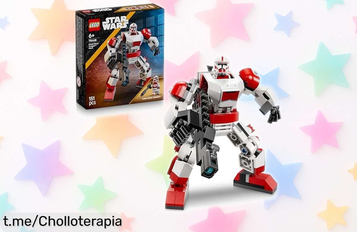 Impresionante LEGO Star Wars del meca Soldado Clon de Choque a un precio loco, ¡no esperes más y empieza la aventura galáctica hoy mismo!