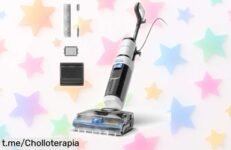 Impresionante aspiradora y limpiadora a vapor Tineco Floor One S6 Stretch con precio de escándalo, ¡no te quedes sin ella y déjalo todo impecable sin complicaciones!