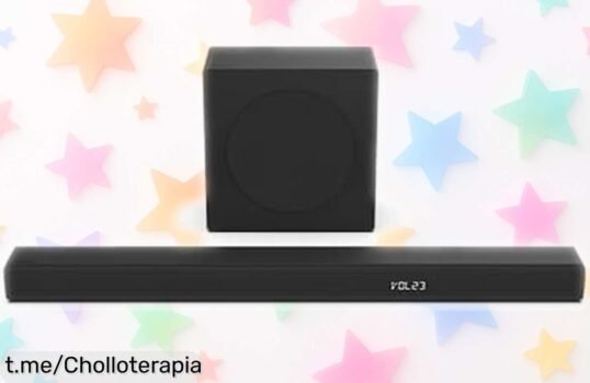 Impresionante barra de sonido Hisense HS3100 con 480W y audio 3D, ¡ahora a un precio rebajado que hará vibrar tu hogar como en el cine! No te lo pierdas.