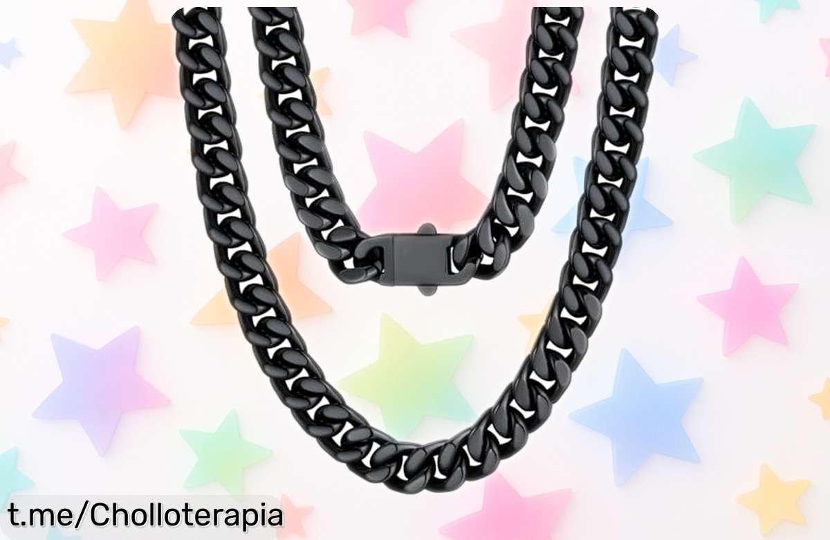 Impresionante cadena cubana gruesa U7 para hombre a un precio de escándalo que destaca y no pasa desapercibida, ¡consíguela ya y haz brillar tu estilo diariamente!