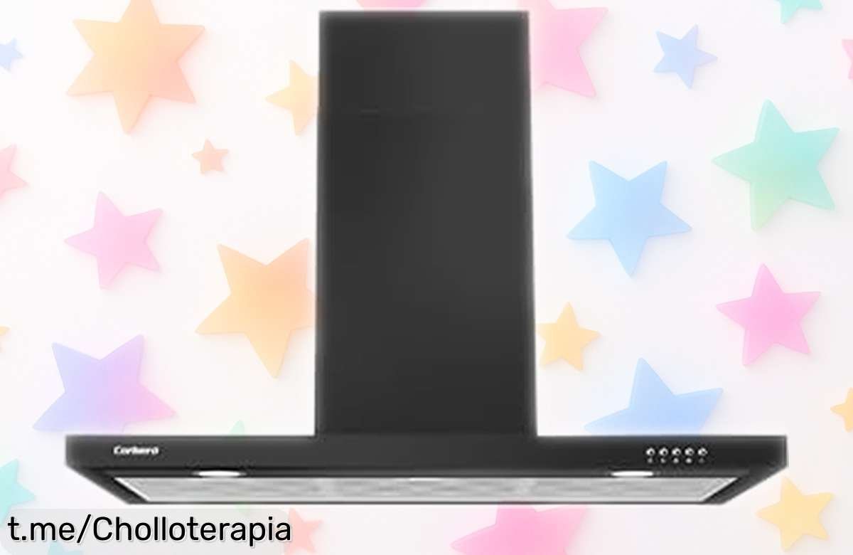 Impresionante campana extractora Corberó VOSTOK960B, potente y silenciosa: ¡descuentos brutales para que disfrutes de una cocina fresca sin olores!