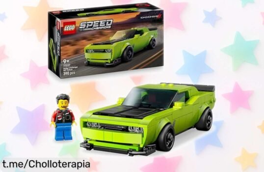 Impresionante deportivo LEGO Speed Champions Dodge Challenger SRT Hellcat para niños, ¡ahora a un precio loco que hará sonreír hasta al más pequeño!