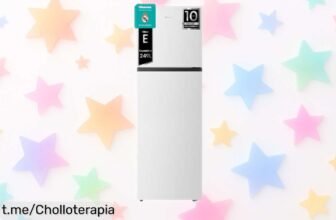 Impresionante frigorífico Hisense RT327N4AWE con tecnología No Frost y luz LED, ¡un ofertón que se va volando por su precio! Aprovecha esta oportunidad única ya mismo.