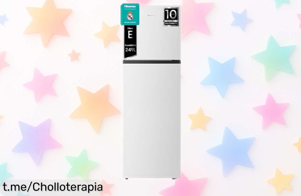 Impresionante frigorífico Hisense RT327N4AWE con tecnología No Frost y luz LED, ¡un ofertón que se va volando por su precio! Aprovecha esta oportunidad única ya mismo.