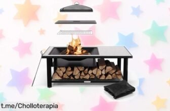 Impresionante hoguera, barbacoa y mesa XXL 3 en 1 Blumfeldt Merano Avanzato a precio loco: ¡disfruta de tus mejores momentos al aire libre sin complicaciones!