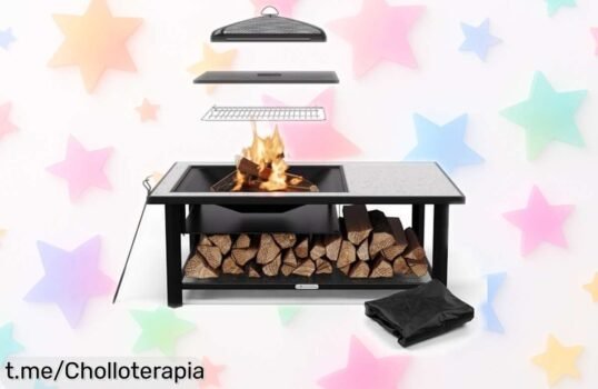 Impresionante hoguera, barbacoa y mesa XXL 3 en 1 Blumfeldt Merano Avanzato a precio loco: ¡disfruta de tus mejores momentos al aire libre sin complicaciones!