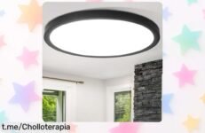 Impresionante lámpara de techo Laittiin 2ER, ultrafina y resistente al agua, ¡aprovecha este ofertón que ilumina tu hogar sin molestias ahora mismo!