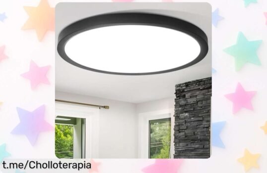 Impresionante lámpara de techo Laittiin 2ER, ultrafina y resistente al agua, ¡aprovecha este ofertón que ilumina tu hogar sin molestias ahora mismo!