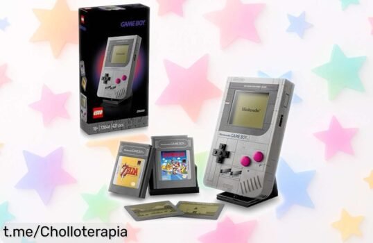 Impresionante maqueta de Game Boy LEGO Super Mario con cartuchos de Zelda y Mario, ¡un chollo para los fans nostálgicos que no se pueden dejar escapar!