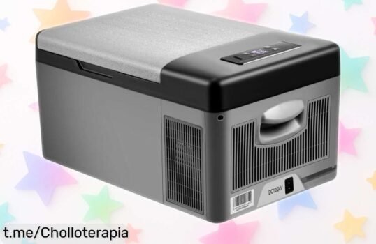 Impresionante nevera portátil SucceBuy 15L para coche y camping: ¡doble zona fría o caliente, USB incluido y un precio de ganga que no se repite! ¡No te quedes sin la tuya!