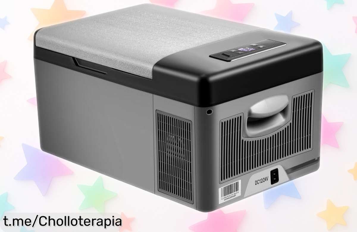 Impresionante nevera portátil SucceBuy 15L para coche y camping: ¡doble zona fría o caliente, USB incluido y un precio de ganga que no se repite! ¡No te quedes sin la tuya!