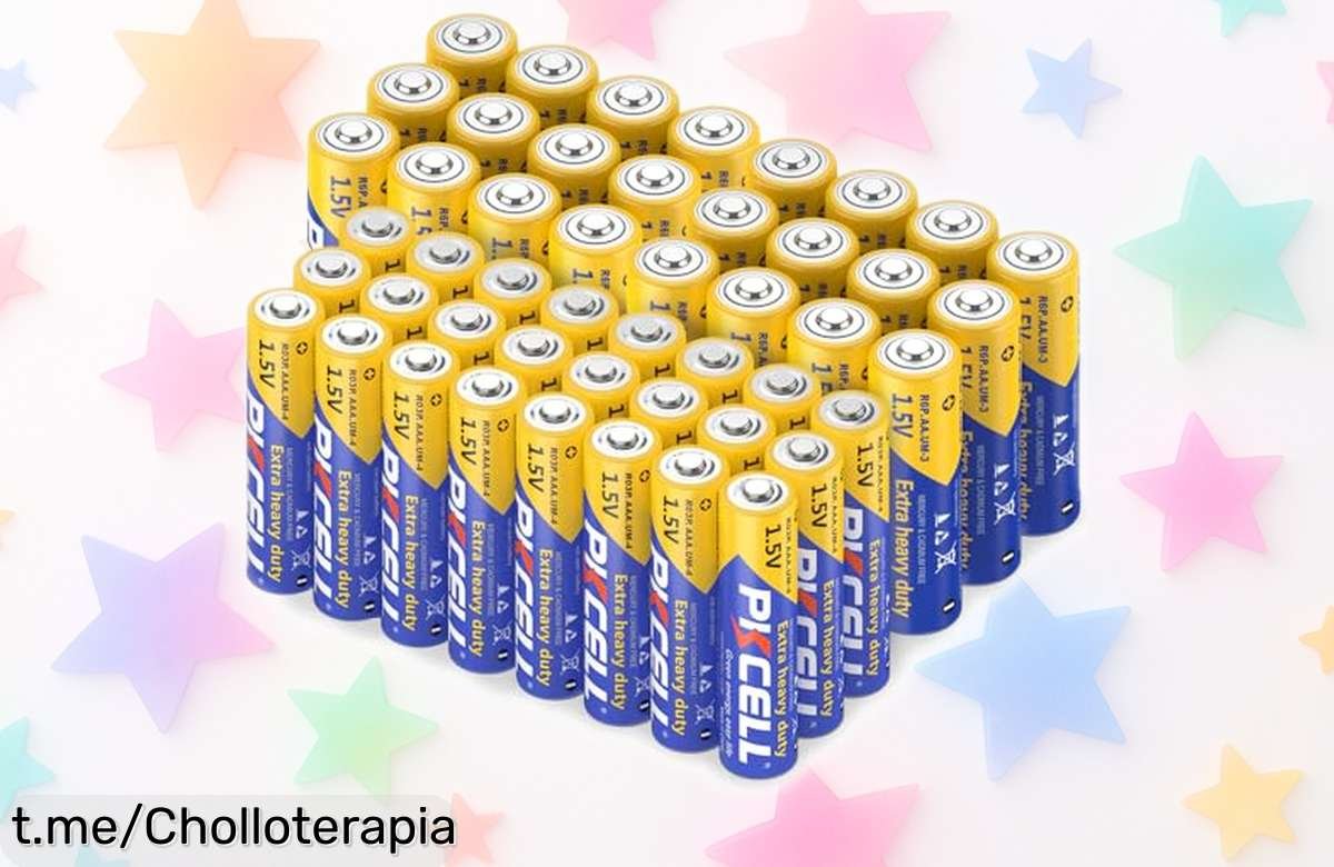 Impresionante pack de 48 baterías AA y AAA PKCELL a precio loco, ¡no más quedarte sin energía! Hazte con el tuyo antes que se acaben y vive cada momento al máximo.