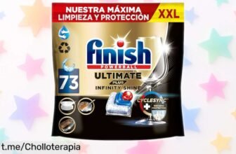 Impresionante pack de 73 pastillas para lavavajillas Finish Ultimate Plus: ¡brillo infinito a precio rebajado que hará sonreír tu vajilla!