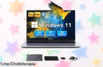 Impresionante portátil Huidun HiBook 6 de 15,6” con Intel N150 y 16GB a un precio regalado que volará en tus manos, ¡hazlo tuyo antes de que se agote!
